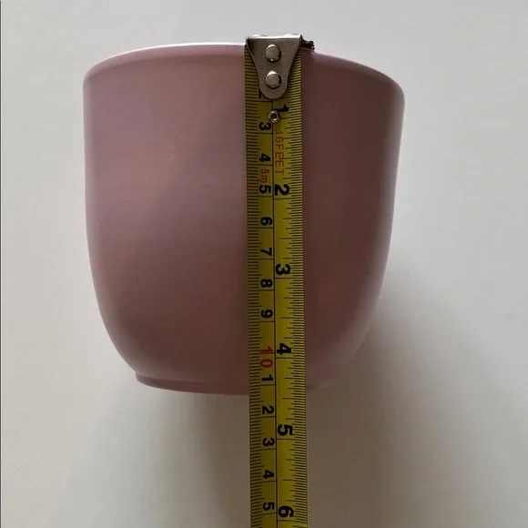 🌸Spring Ready☀️Matte Light Pink Ceramic Planter - Picture 9 of 14